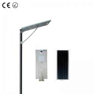 100W Integrated Solar Led Street Light System with PIR Sensor