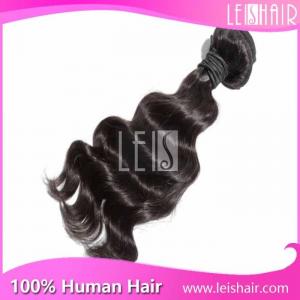 Popular wholesale pure virgin indian remy human hair weft