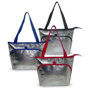 Picnic Cooler Insulated Reusable Eco Bags XL Insulated Shopping Bags For Groceries Or Food Delivery, Sturdy Zipper, Fold