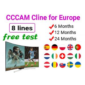 UK CCCam Cline Oscam 8 Lines For Astra Hotbird Nilesat Football Games Movies