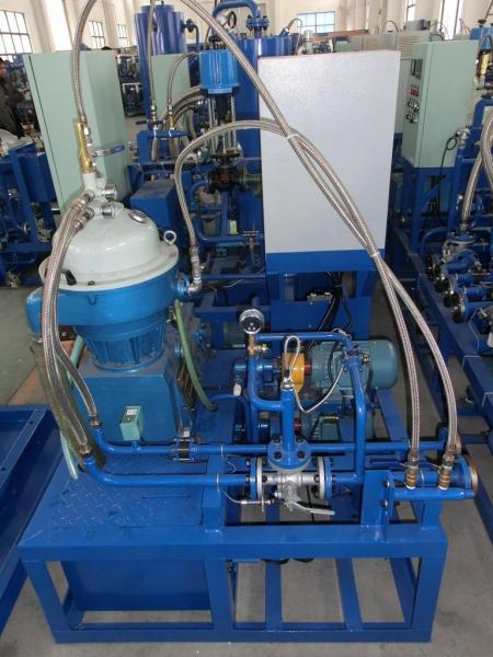 3000 - 9000 L/H PLC Centrifugal Lubricating Oil Purifier Separator Variable