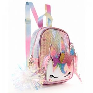 China Unicorn Backpack Pretend Makeup Play Set Kids Makeup Kit For Girls BSCI Certified supplier