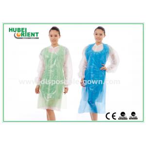 Smooth Surface Disposable PE Aprons/Emboss Process PE Apron For Disposable Use