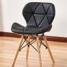 Minimalist Nordic Dining Chairs Casual Office Reception Chair Eco - Friendly