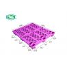 Standard Size HDPE Nesting Plastic Skids Pallets With Eighteen Feet For