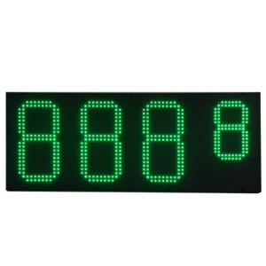 88.888 Red Gas Station LED Price Display DC24V Petrol Price Display