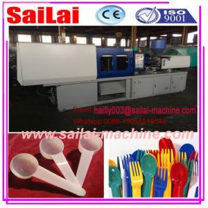 275 G/S Auto Injection Molding Machine Plastic Spoon And Fork Making Machine