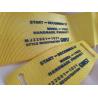 China Durable Screen Printing Tagless Labels , Custom Printed Fabric Labels For Clothes / Hat wholesale