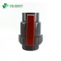 Water Treatment Single Union Valve with Manual Driving Mode and Smooth Surface Design