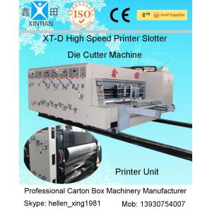 Auto Fold Carton Sealing Machine With Ceramic Anilox Roller And Stacker