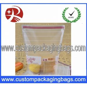 China Bolsos plásticos con el sello lateral, bolsos reutilizables de la categoría alimenticia de OPP del pan supplier
