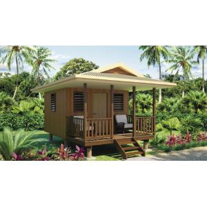 Quick Assemble Light Steel Guage Frame Prefab Home Beach Customized Bungalows