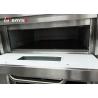Stainless Steel Deck Oven 220v / 380v Two Deck Two Trays for Hotel