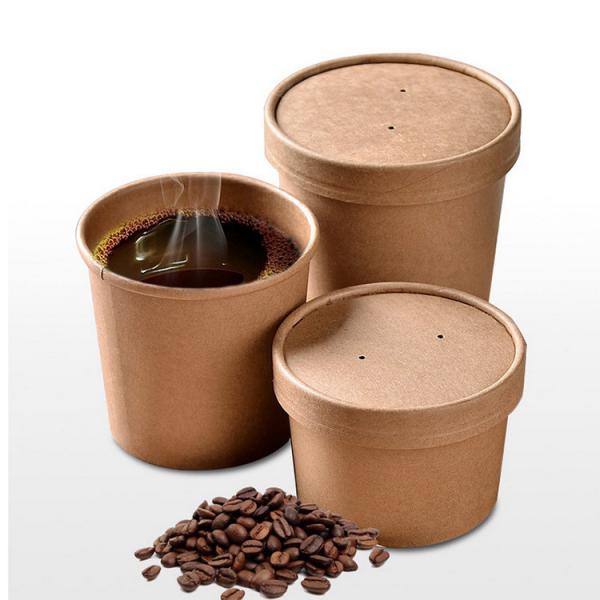 Made In China Thickened Disposable Porridge Bucket kraft Paper Soup Bucket Cup