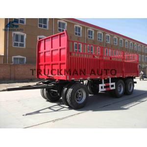 China Durable Full Trailer Truck Optional Colors  For Bulk And 20 Feet Container supplier