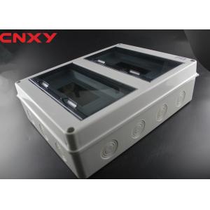 Waterproof IP65 Electrical Circuit Breaker Box ABS Material With PC Cover