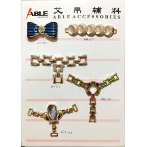 China Metal Clothing Rhinestone Shoe Buckles Crystal Shoes Decoration Accessories supplier