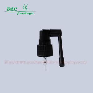 China 18/410 de dosagem oral plástica preta 0.12cc/comprimento da bomba do pulverizador do tubo 54mm supplier