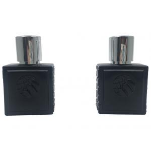 Women / Men Empty Glass Spray Perfume Bottles 30ml Frosted Black Sample Available