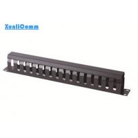 China 16 Port Rack Mounted Cable Management , Horizontal Cable Management Panel on sale