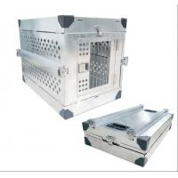 China Lightweight Large Collapsible Dog Crate ODM Travel Aluminum Single Dog Box on sale