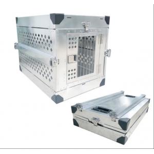 Lightweight Large Collapsible Dog Crate ODM Travel Aluminum Single Dog Box