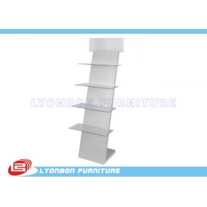 China MDF Glass And wooden display stands with Printing logo / Shop products present supplier