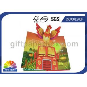 China Custom Pop Up Book Printing Services / Children Reading Book Printing For 3D Book supplier