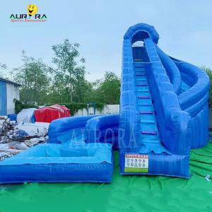 China Outdoors 50ft Kids Jumping Jungle Pvc Inflatable Water Slides supplier