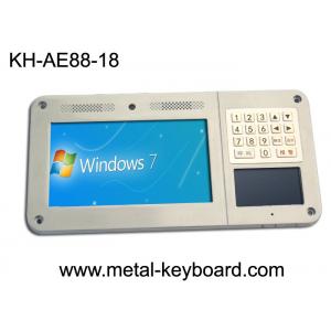 Ruggedized metal keyboard with 18 keys use for Industrial Entry Machine