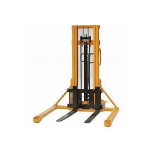 China Rough Terrain Manual Pallet Stacker 1 Ton Hydraulic Hand Truck Forklift supplier