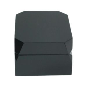 China Estuche de almacenamiento para reloj Black Watch, caja de madera brillante con forro de terciopelo, tamaño personalizado wholesale