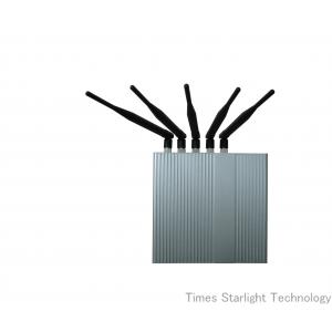 China Wireless WiFi Short Range Cell Phone Jammer With 5 Band Omni Directional Antenna supplier