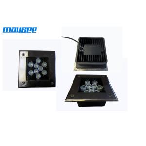 China High Bright Square 9x1w Embedded RGB LED Inground Lights For Outdoor supplier