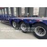China Low Bed Semi Trailer With Mechanical Suspension wholesale