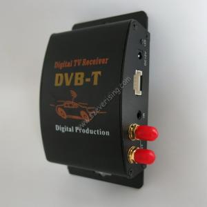 China HD CAR DVBT MPEG-4 Double Tuner TV Receiver Set Top Box with Language Choice supplier