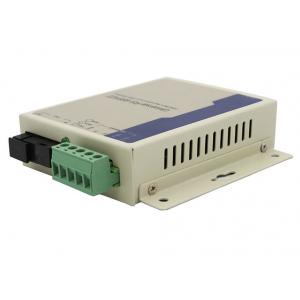 Industrial DB9 RS485 / RS422 / RS232 Fiber Optic Modem