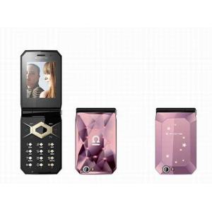 China quad band dual sim unlocked  flip cellphone with shining lights and nice colors supplier