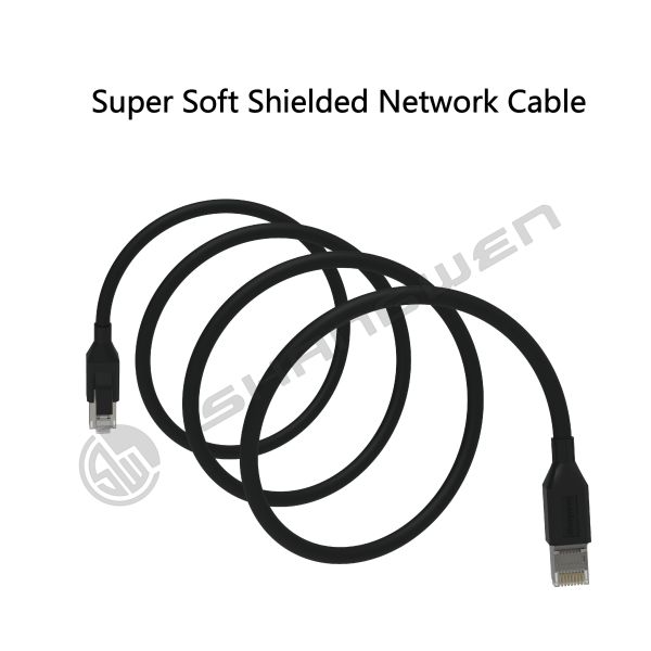 China Cat7 Shielded 10Gbps RJ45 Network Patch Cable Cord RJ45  Cat7 Customized 4pair CE UL 100% Oxygen-free Copper  Cat7 26AWG SFTP wholesale