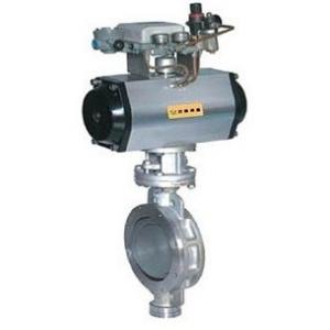 Sanitary Pneumatic Power Station Butterfly Valve Low Pressure ZSH / SW