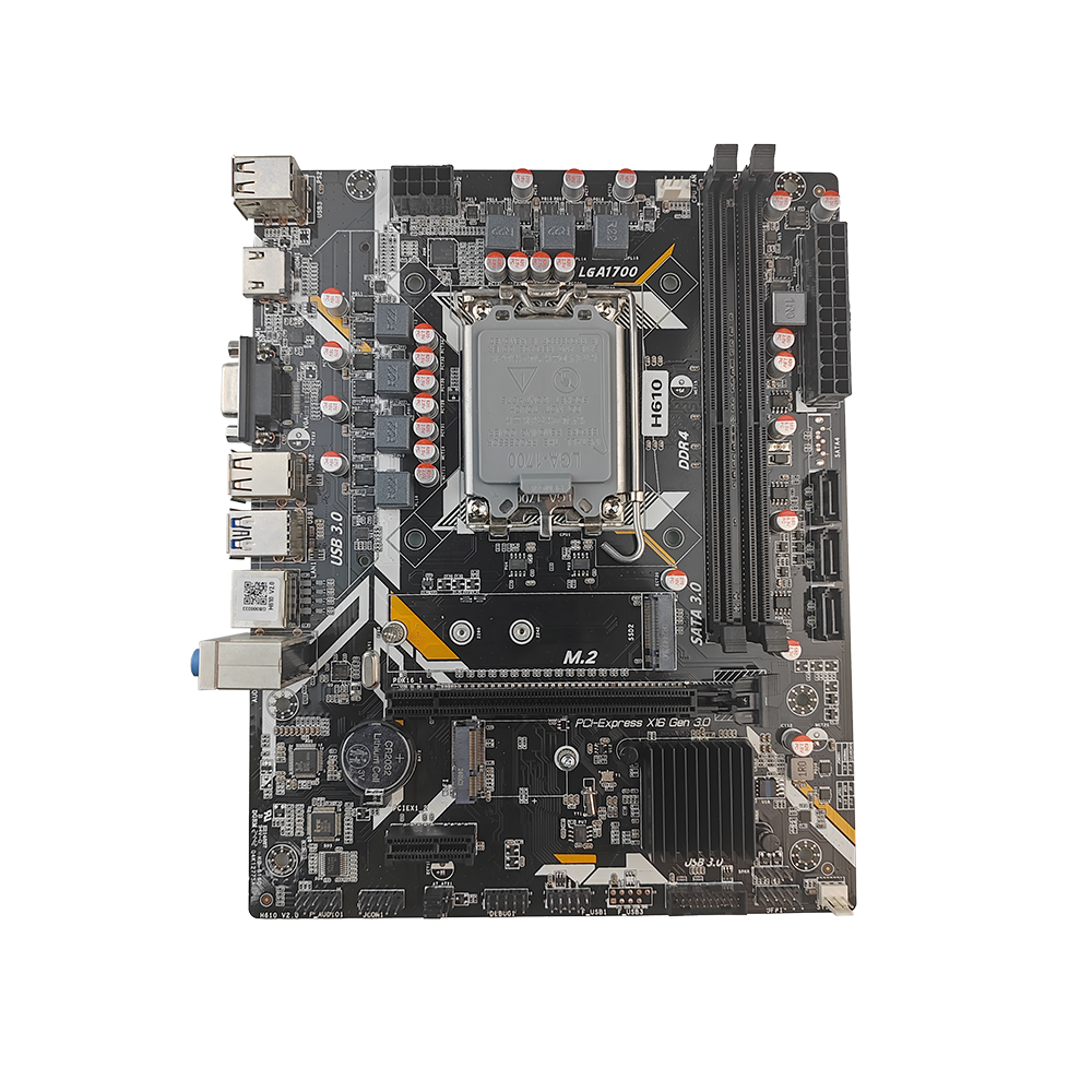 China PCWINMAX H610 LGA 1700 マザーボード DDR4 M.2 NVME PCIe 4.0 USB3.0 ゲーミングマザーボード 第12/13/14世代プロセッサー対応 wholesale