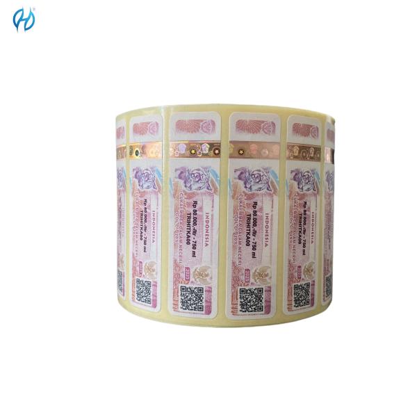 Customized CMYK/Pantone Security Stickers for Luxury Products Anti-counterfeit Protection