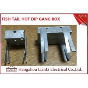 China Hot Dip Finish GI Electrical Gang Box / Gang Electrical Box 3 inch by 3 inch supplier