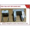 Hot Dip Finish GI Electrical Gang Box / Gang Electrical Box 3 inch by 3 inch