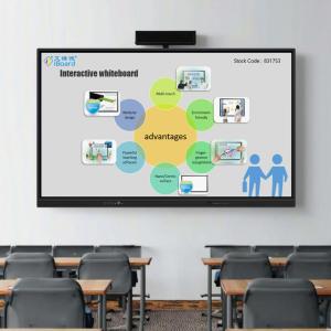 China 65 Inch Interactive Flat Panel Display Touch Screen Monitor with Updated AI Function for Smart Classroom wholesale