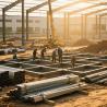 China Double Span Prefabricated Steel Warehouse Building with H-Section Frame wholesale