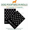 Customized Packaging HDPE+D2W Biodegradable Dog Poop Bags, unscented custom dog