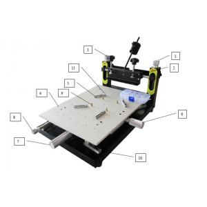 High Precision Manual Solder Paste Printer Machine For PCB Production Line
