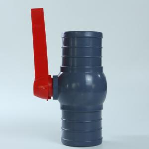 Water Saving Irrigation 3 Way Plastic Ball Valve Customizable PVC Three Way Valve