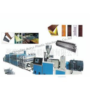 China Conical Twin Screw Plastic Profile Extrusion Line , Recycling PP PE PVC Plastic Profile Extruder supplier